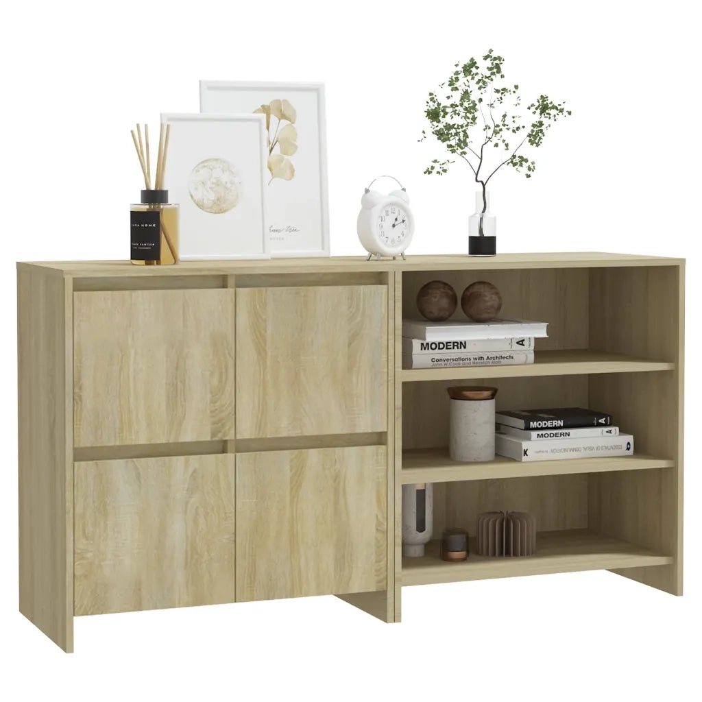 Credenze 2 pz Rovere Sonoma in Legno Multistrato cod mxl 24646