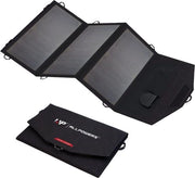Pannello solare portatile - 21W - Pannello solare pieghevole - Batteria solare portatile - Pannello solare USB - Batteria solare portatile - Energia solare portatile - Adatto per cellulare, fotocamera e laptop - Impermeabile