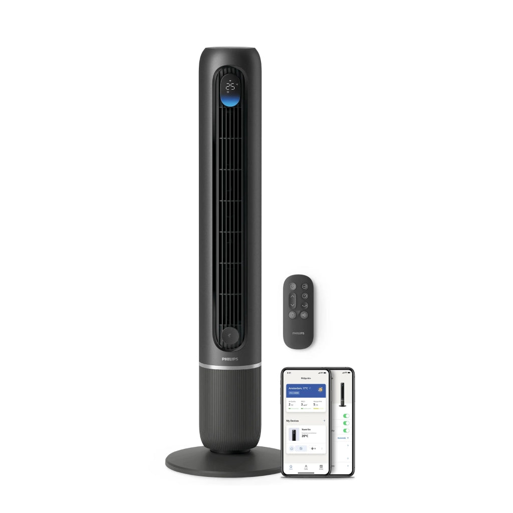 Ventilatore tower fan 7000 series telecomando aromaterapia app nero - CX7550/01