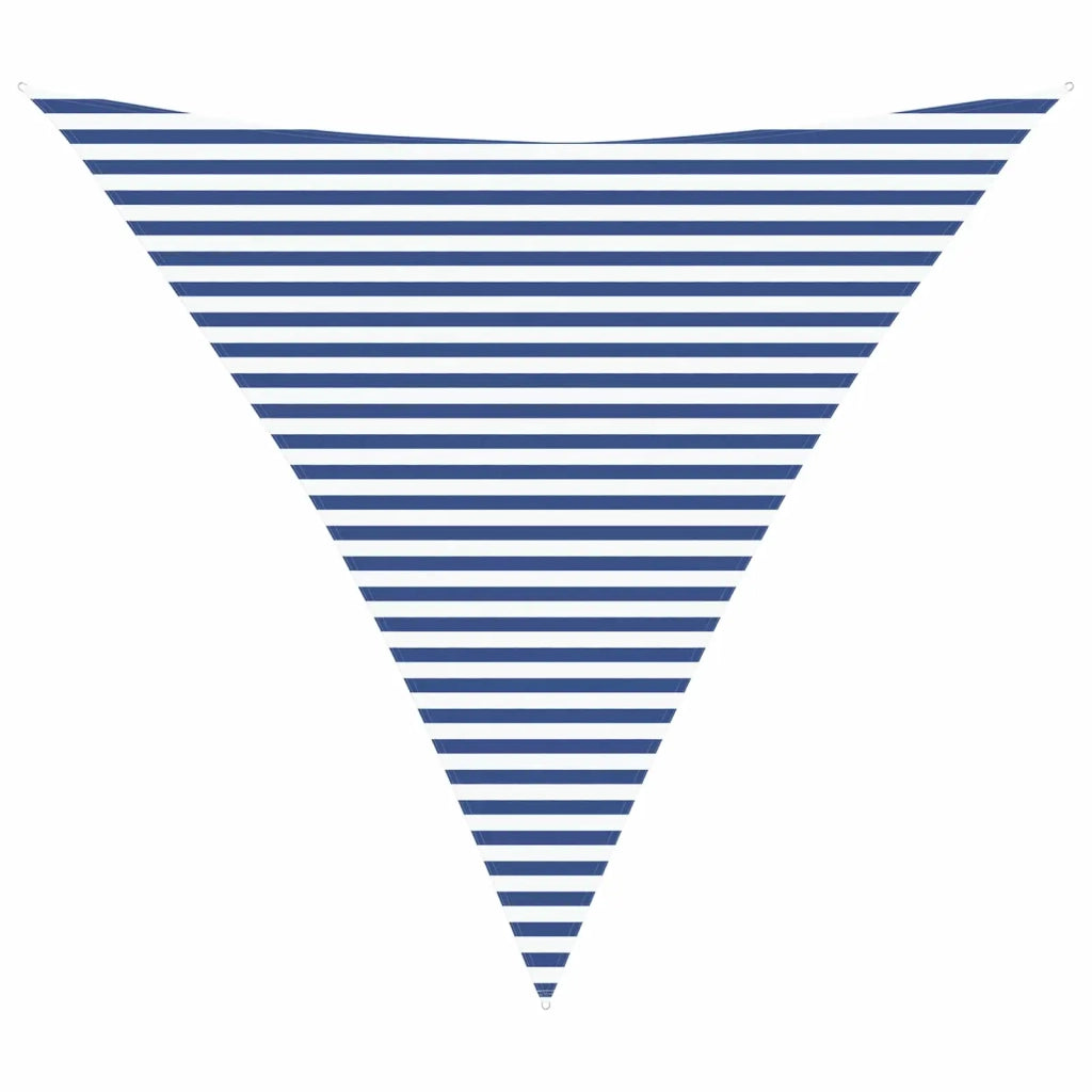Vela da ombra solare Blu e Bianco 4,5 x 4,5 x 4,5 m