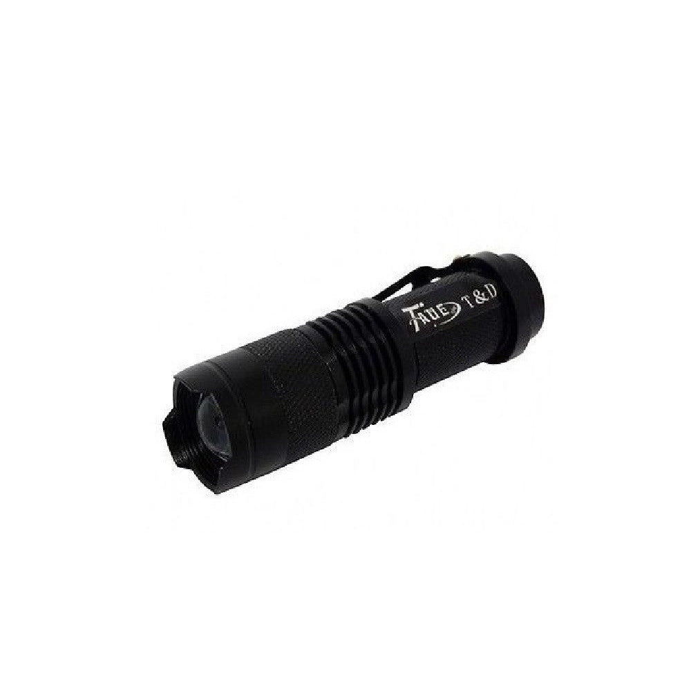 Trade Shop - Torcia Tattica Militare Led Xenon Batteria A Litio Ricaricabile Td-51 Taue -