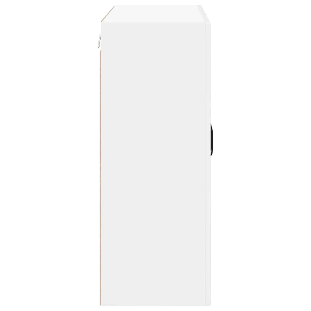 Mobile da cucina moderno 80 x 31 x 80 cm pratico con efficiente spazio contenitivo stile pulito legno composito bianco lucido 02_0054086