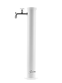 Fontana da Giardino con Doppio Rubinetto Belfer 42/ARRF Bianco