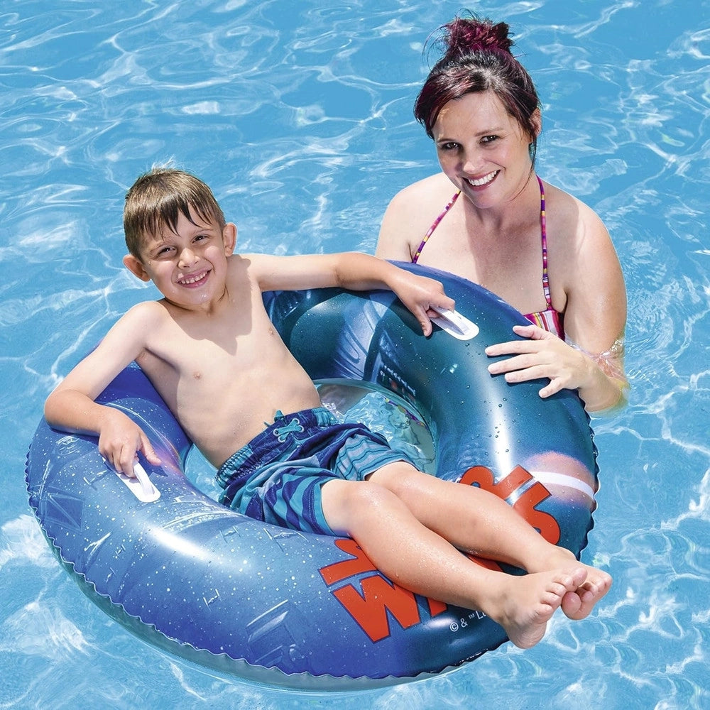 Trade Shop - Salvagente Ciambella Gonfiabile Con Maniglie Star Wars 91cm Per Mare Piscina 019952 -