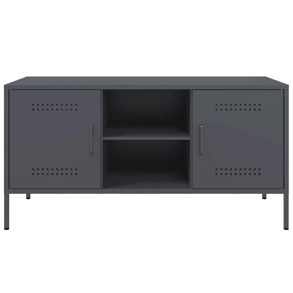 Mobile TV Antracite 100,5x39x50,5 cm in Acciaio 842990
