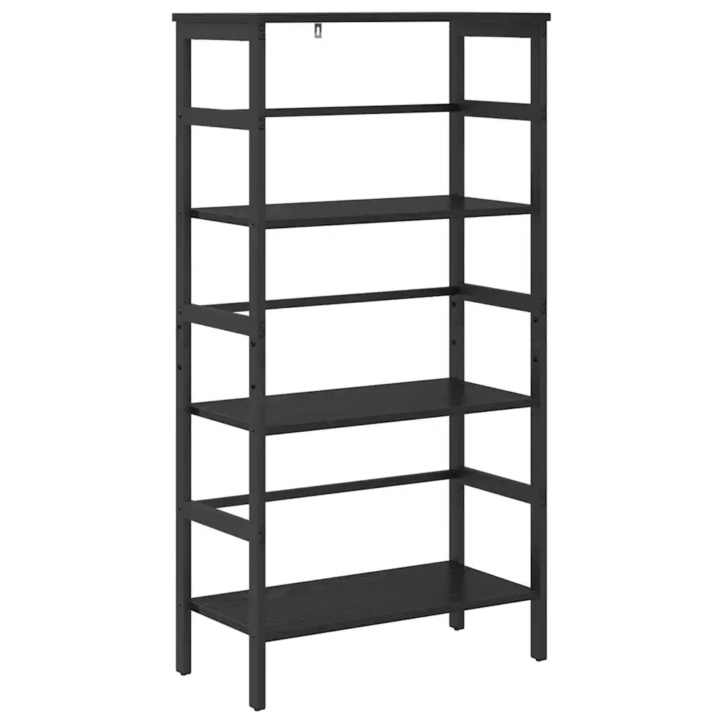 Libreria Rovere Nero 60 x 29,5 x 115 cm Legno multistrato 883922