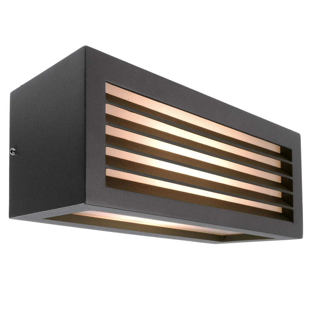 WALL LINE Applique LED lampada moderna parete muro attacco E27 IP54 luce garage giardino terrazzo balcone 230V