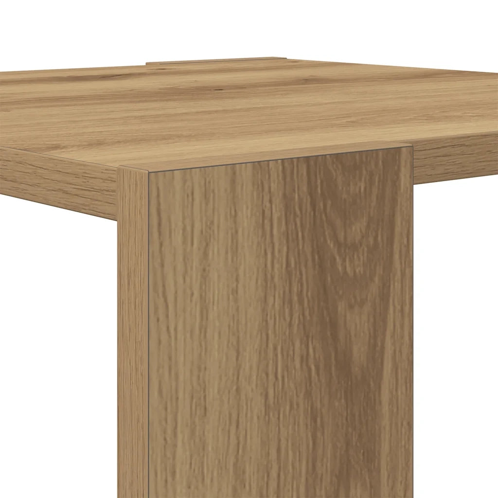 Tavolino Salotto Rovere Artigianale 40x40x30 cm in Truciolato 856495