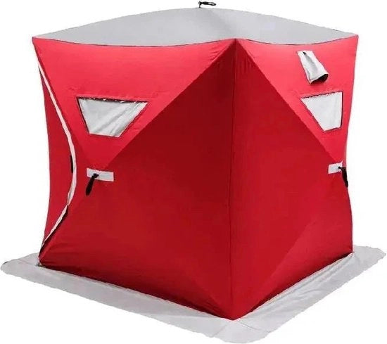 Capanno da Pesca su Ghiaccio - Portatile - Apribile - Facile da Montare - Tenda Impermeabile e Resistente al Vento - Per Campeggio Invernale
