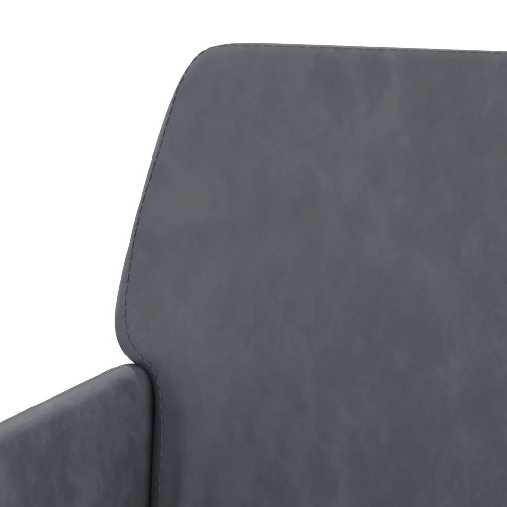 Panca Grigio Scuro 108x79x79 cm in Velluto CFW3747735
