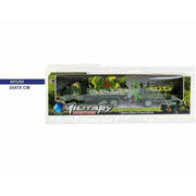 Trade Shop - Military Super Power Camion Militare Con Rimorchio Giocattolo Gioco Bambini -