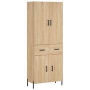 Credenza | Madia | Buffet da pranzo | Armadio da pranzo Rovere Sonoma 69,5x34x180 cm in Legno Multistrato