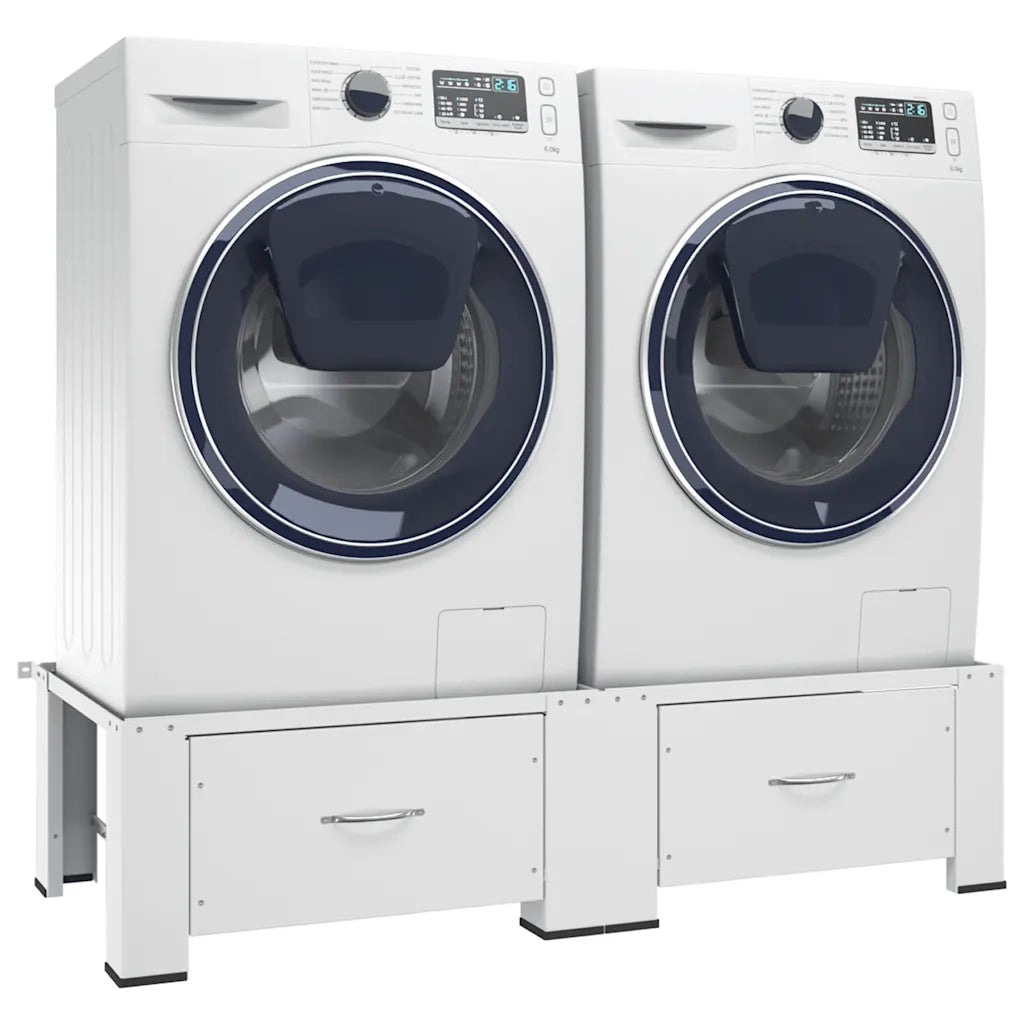 Supporto Doppio Lavatrice e Asciugatrice con Cassetti Bianco CFW9762737