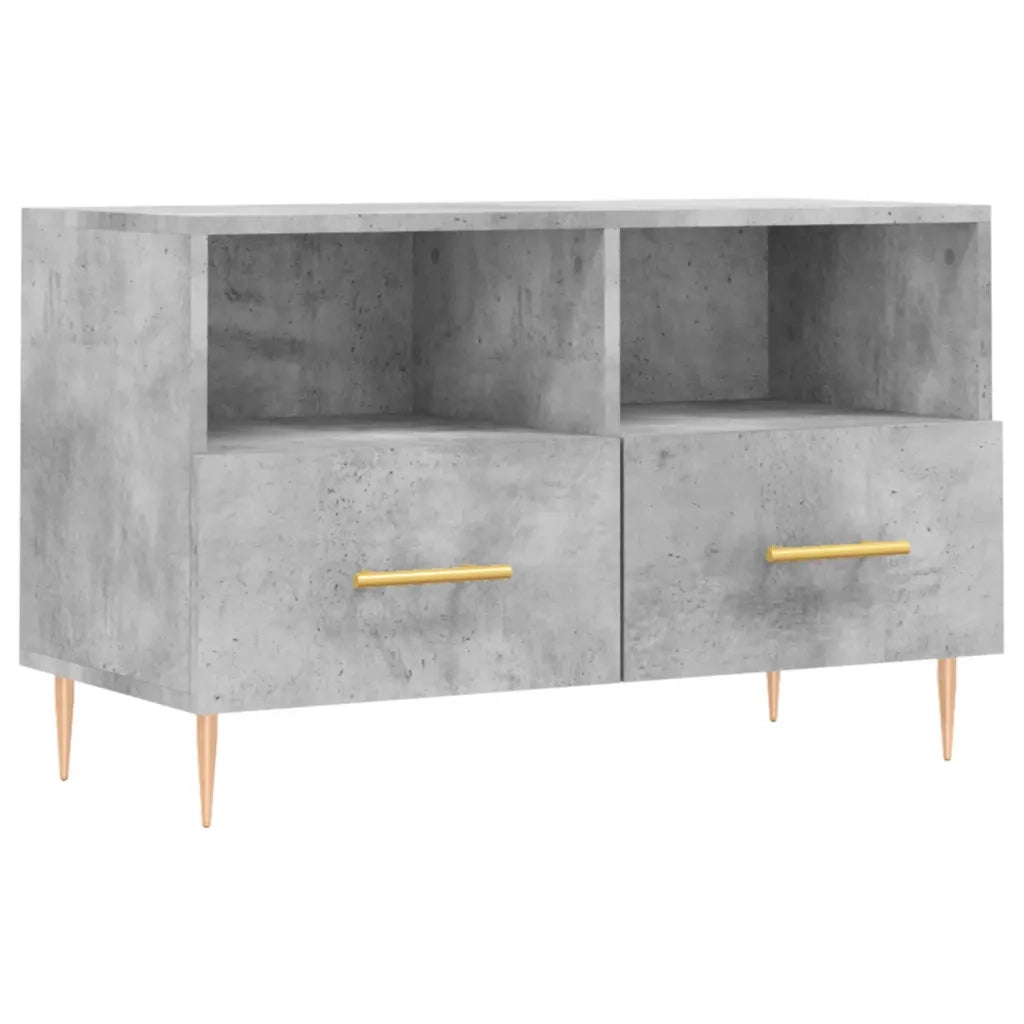 Mobile per TV Grigio Cemento 80x36x50 cm Legno Multistratocod mxl 128250