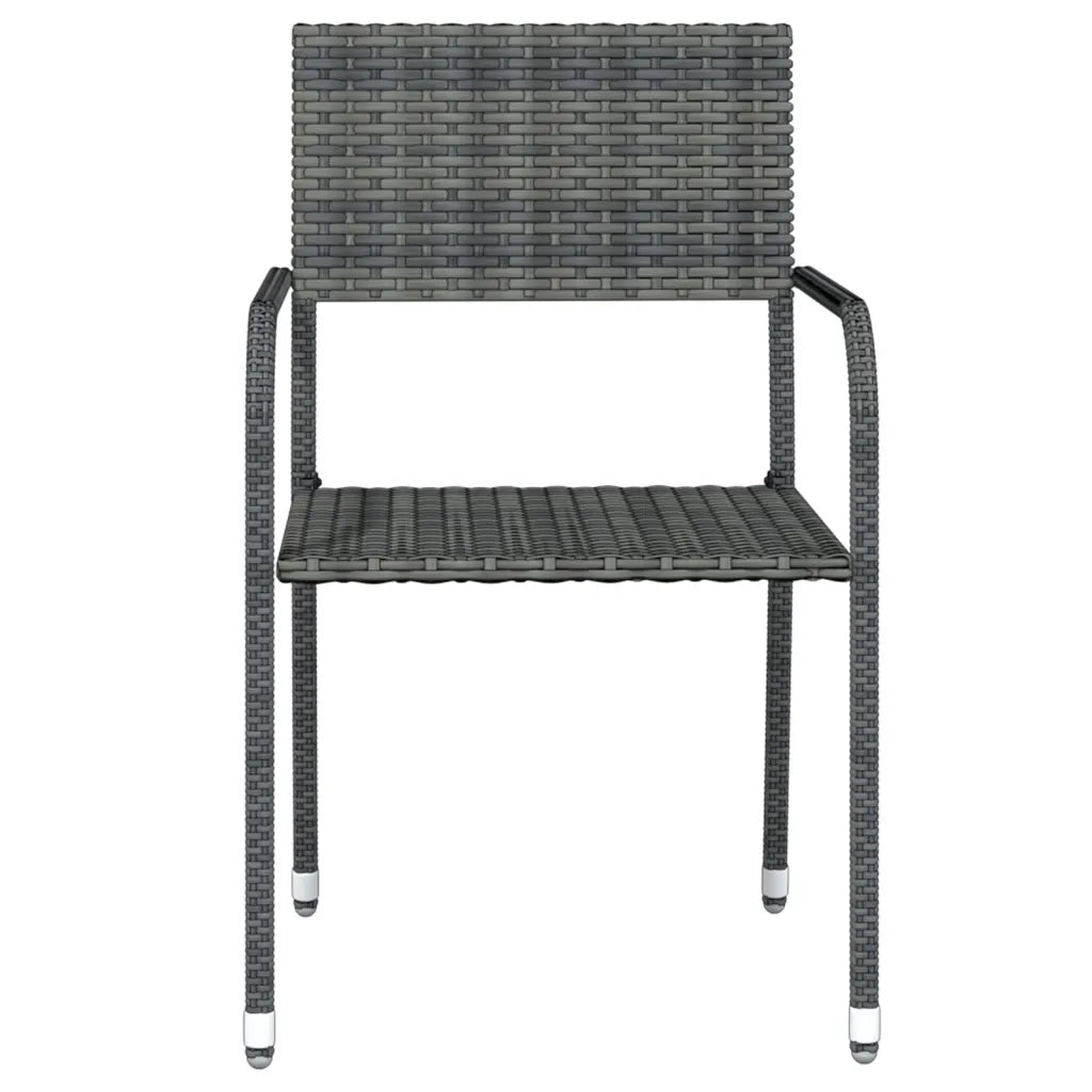 Set Mobili da Pranzo per Giardino 3 pz Grigio 3099583