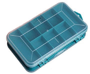 Scatola di archiviazione 13 Compartimenti - Scatola di archiviazione trasparente - Doppia faccia - Resistente agli urti - Resistente alla corrosione - Dimensioni 160*92*44mm - Scatola di archiviazione portatile