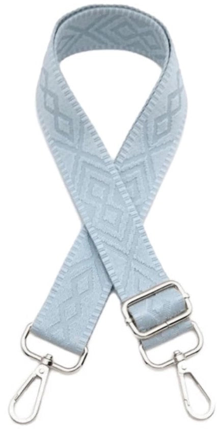 Cintura per borsa trasformabile 75-130 cm - Cinturino per spalla - Accessorio per borsa - Polyester - Fermo in argento - Cinturino per spalla