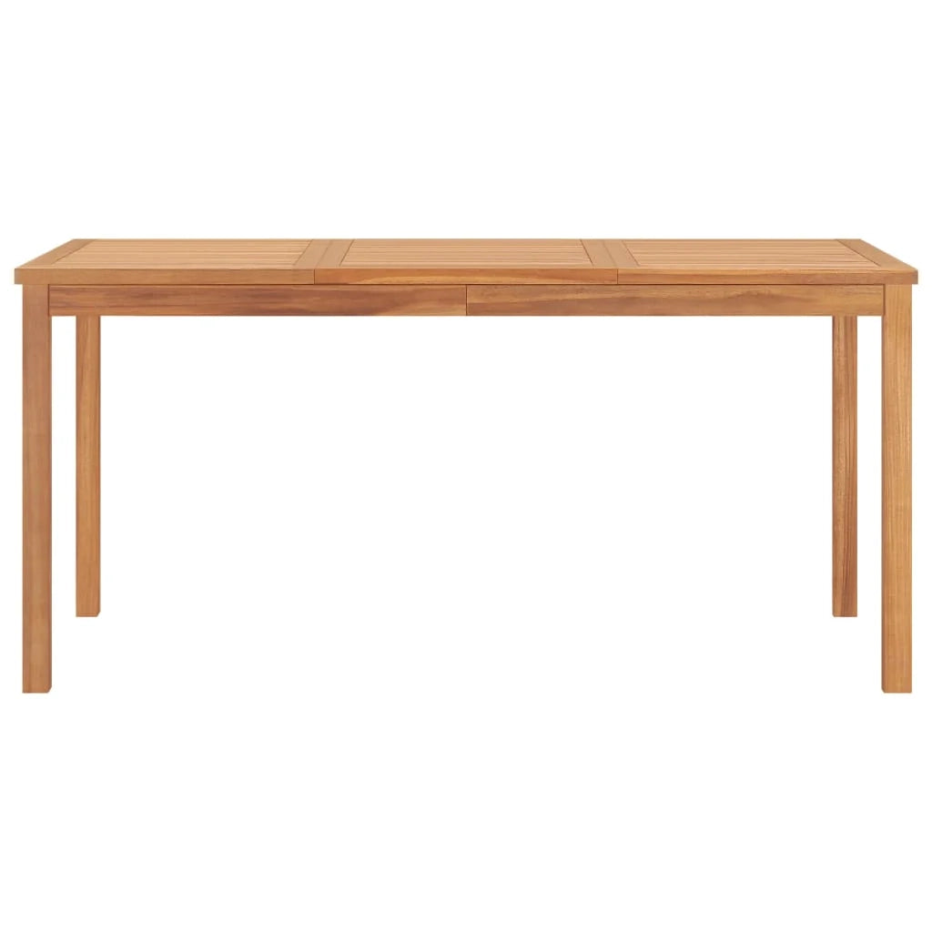 Set da pranzo da giardino per esterni da 5 pezzi in legno massello di teak 02_0013762