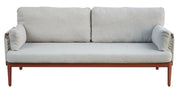 Cheonda - Salotto Bandol in alluminio Greenwood Colore: Rosso e beige, Materiale: Alluminio
