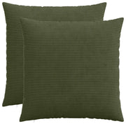 Federa 2 pcs HEERLEN Verde 80 x 80 cm corduroy 913601