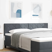 Testiera Grigio scuro 180 cm Velluto 42007275