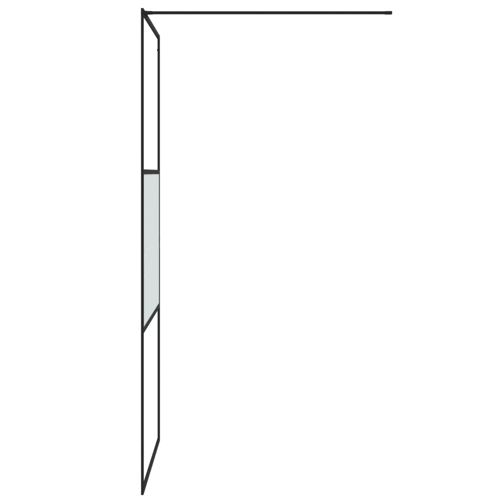 Parete Doccia Walk in 90x195 cm Vetro Semi Smerigliato ESG