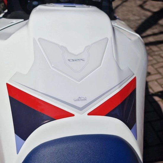 Protezione per Tank 3D per Honda Transalp XL 750 2023 - Accessori per Motocicletta in Resina - Protezione da Solchi e Scalfitture