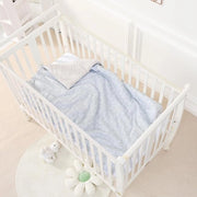 Bambino deken in cotone con certificato Öko-Tex 100 x 75 cm - Decongibile deken morbido, respirante e confortevole - adatto per bambini di entrambi i sessi - idoneo per una stanza con temperatura compresa tra 18 - 22 °C