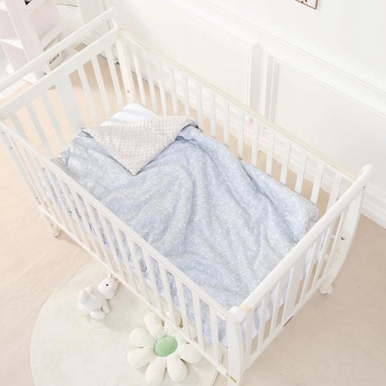Bambino deken in cotone con certificato Öko-Tex 100 x 75 cm - Decongibile deken morbido, respirante e confortevole - adatto per bambini di entrambi i sessi - idoneo per una stanza con temperatura compresa tra 18 - 22 °C