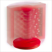 Porta Gioielli Stand Rosso 23x25.5H cm in Legno