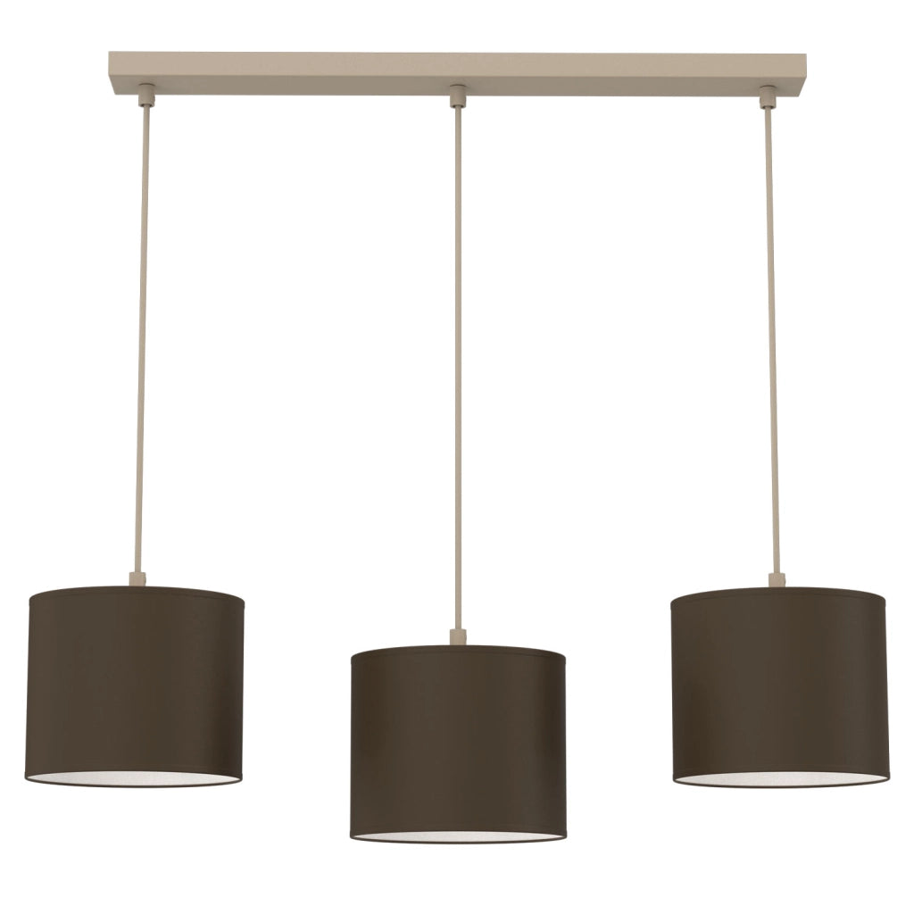 Lampada sospesa moderna beige 3xE27 Arden Luminex