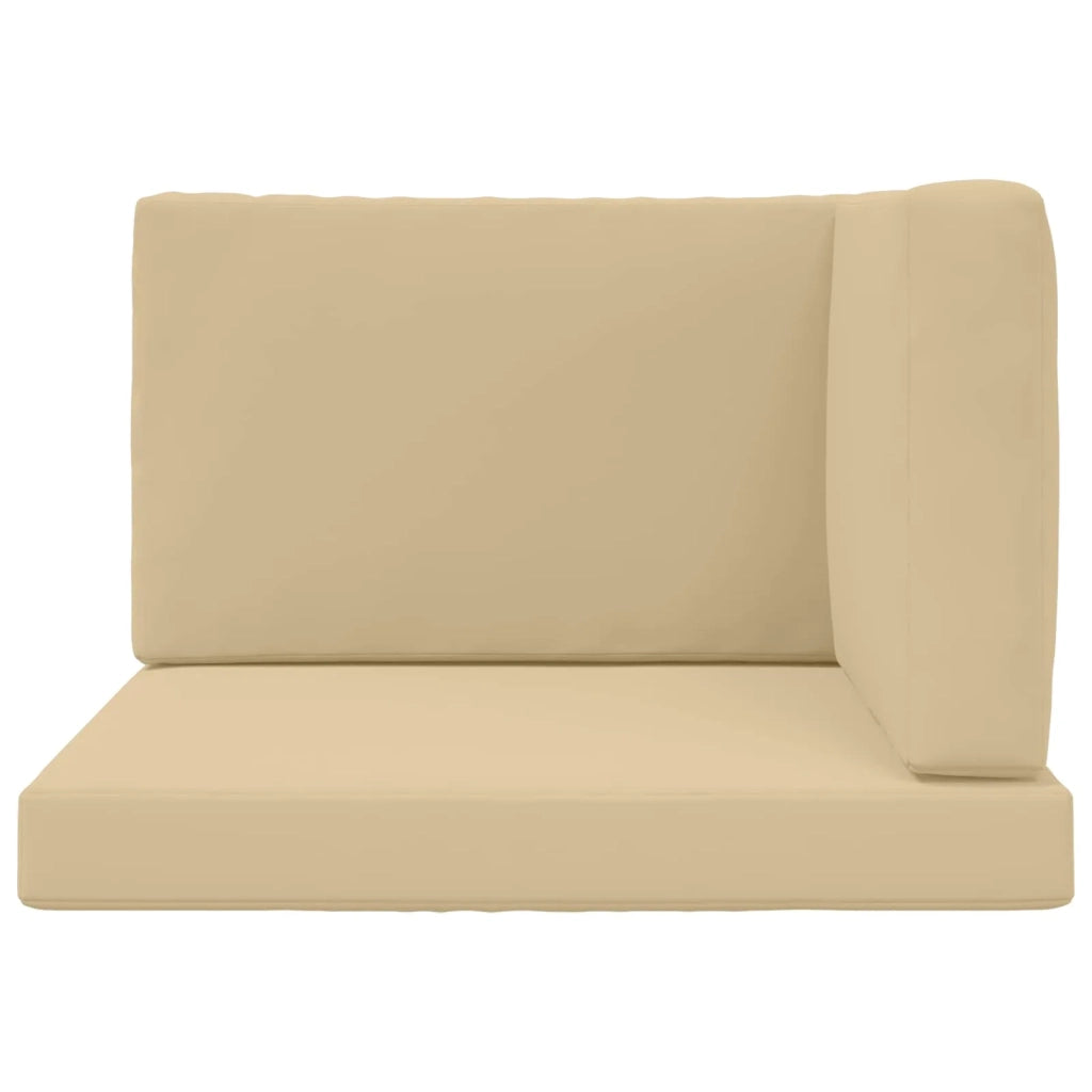 Cuscino per divano da esterno 3 pcs Beige Poliestere
