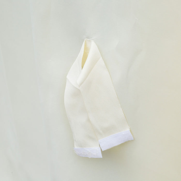 Gazebo da Giardino 4x3 m con Zanzariera e Tende Tetto Doppio e Rivestimento Anti-UV Crema