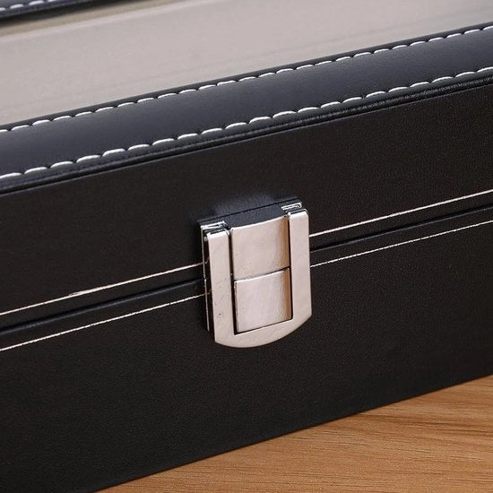 Orologio Organizer con Cinturino di Alta Qualità in Pelle con Interno in Velluto - Organizzatore per la Decorazione della Casa e la Sicura Conservazione