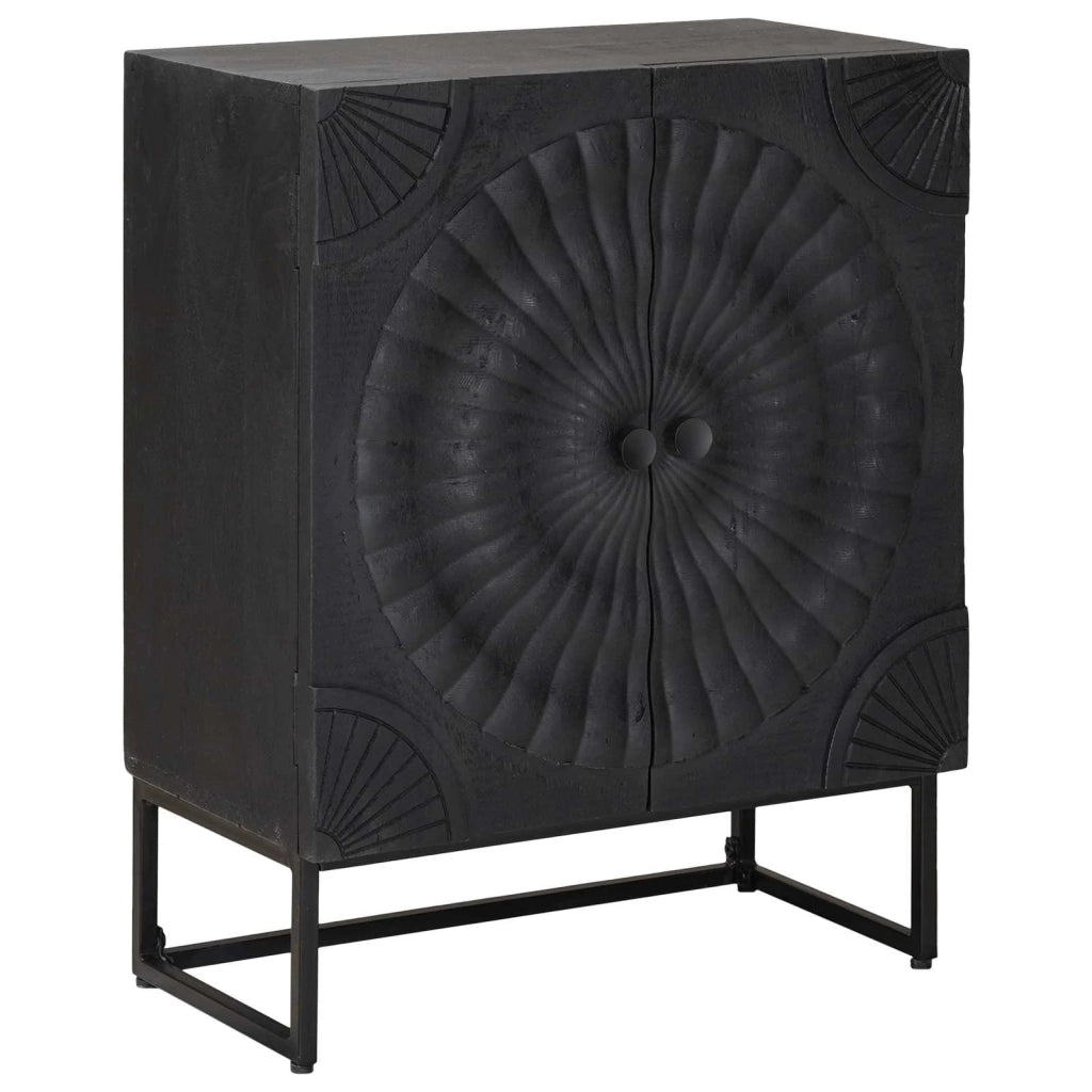 Credenza | Madia | Buffet da pranzo | Armadio da pranzo Nero 55 x 30 x 70 cm