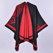 Sciarpa double face, in classico cashmere, mantella/scialle versatile e semplice
