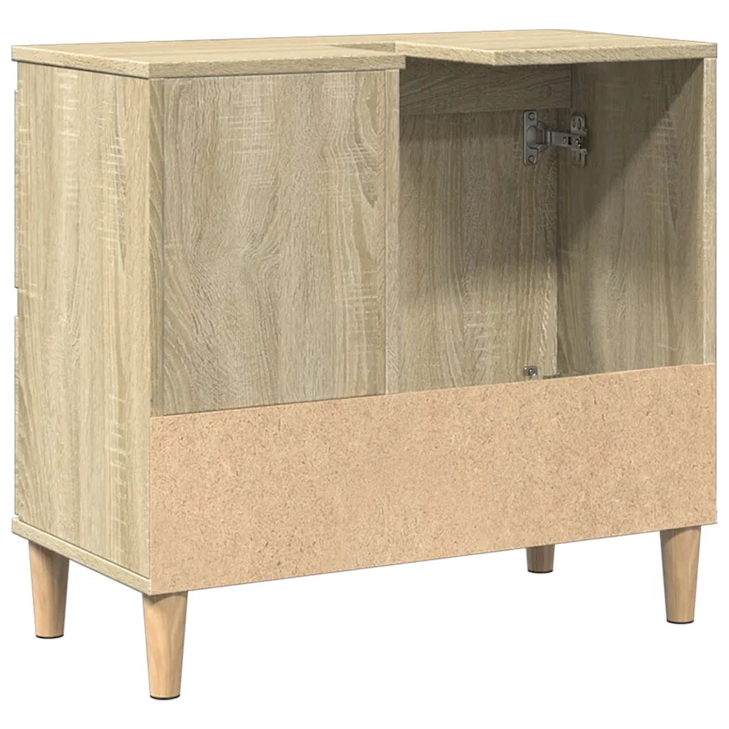 Armadietto da Bagno | Armadio da bagno Rovere Sonoma 65x33x60 cm Legno Multistrato
