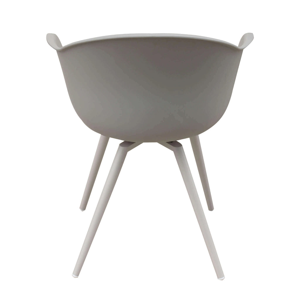 Poltrona da Giardino in Plastica Alluminio cm 56x61x74 - DYNA