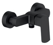 Miscelatore Doccia Esterno Design Minimal Nero Opaco – Cartuccia Ø35 mm