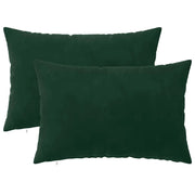 Cuscino con cuscino HEERLEN 2 pz Verde Scuro Velluto 927704