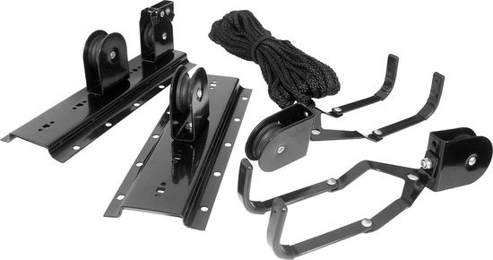 Sistema di Sostegno per Bicicletta per Soffitto con Altezza Regolabile fino a 4 Metri