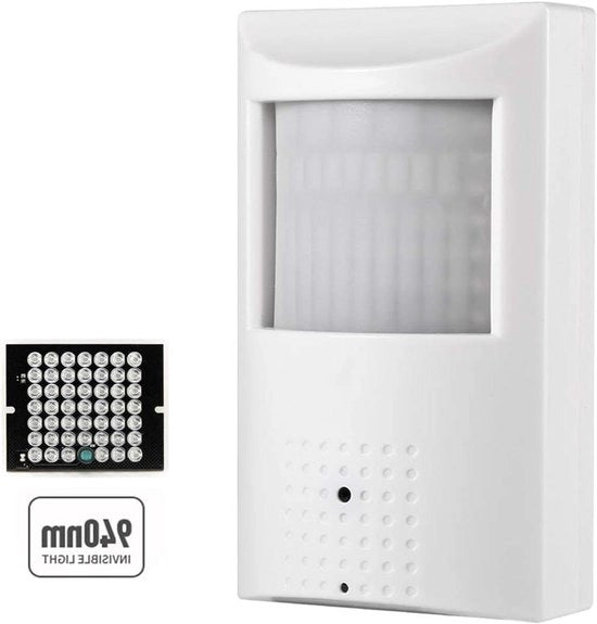 CCTV Camera Indoor di Sicurezza 3MP con Audio e Visione Notturna Infrarossa 940nm P2P con Detezione di Movimento e Viso Remoto di 37mm (80° FOV) (IPIR-P-A-FHW)