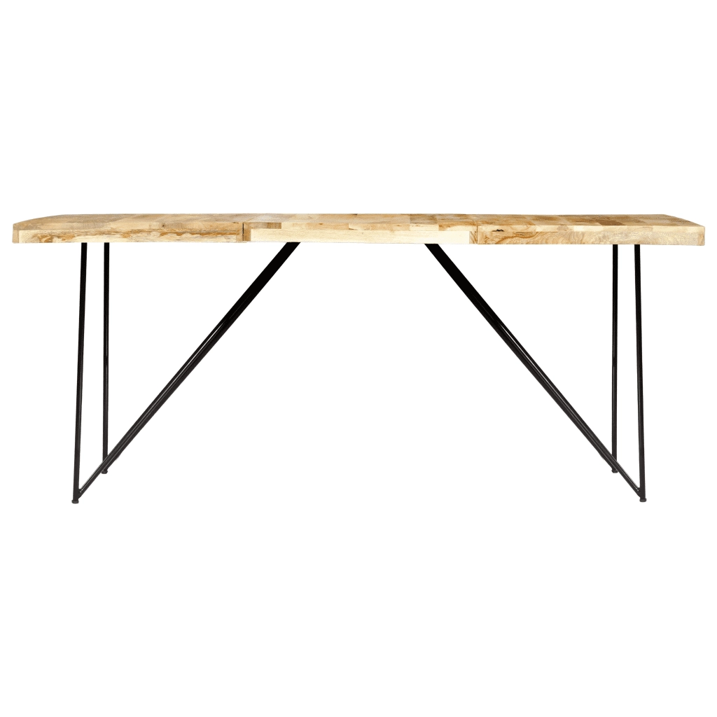 Tavolo da Pranzo | Tavolo da cucina 180x90x76 cm in Legno Massello di Mango
