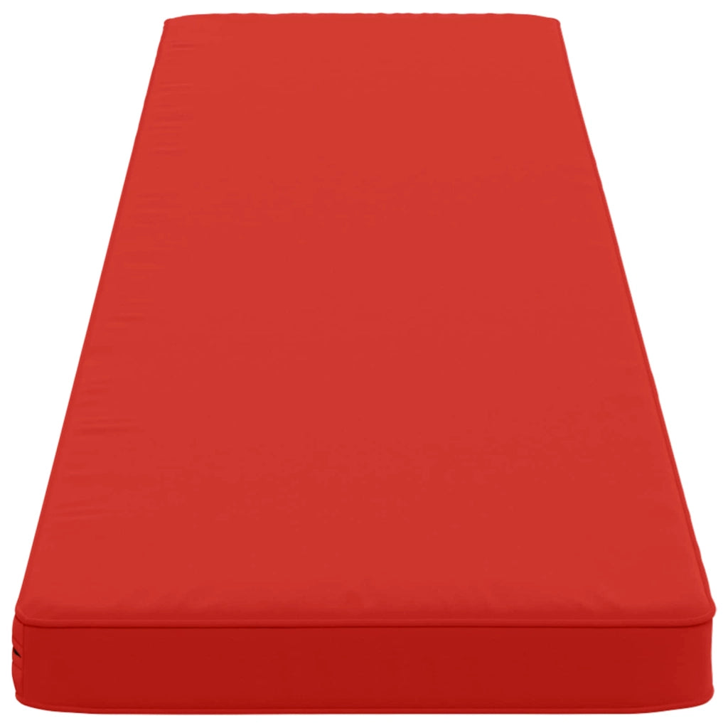 Cuscini per Panchina a 2 Pezzi VUGHT 2 pz 100% Poliestere Rosso 951625