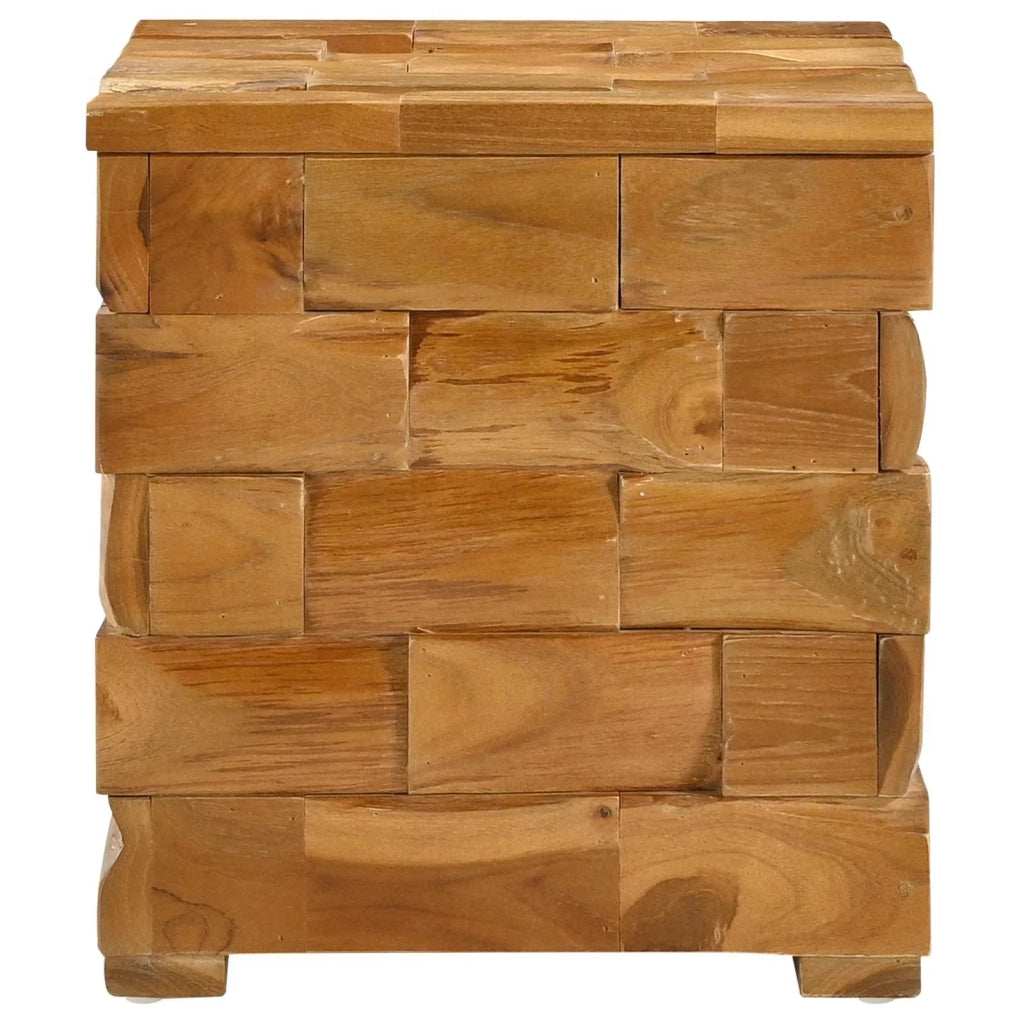 Sgabello per Riporre Marrone 40,5 x 39,5 x 45 cm 42015923