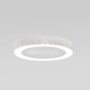 FLOR P/M - PLAFONIERA COLORE BIANCO A LED 3000K 3700LM 50W DIMMERABILE D.60CM