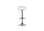 Glen - Sgabello in polipropilene bianco - Set da 2 pz