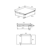 GRUNDIG GIEI623472MN Piano cottura induzione 60