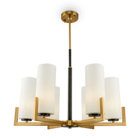 Lampadario Modern in Metallo Fortano Ottone