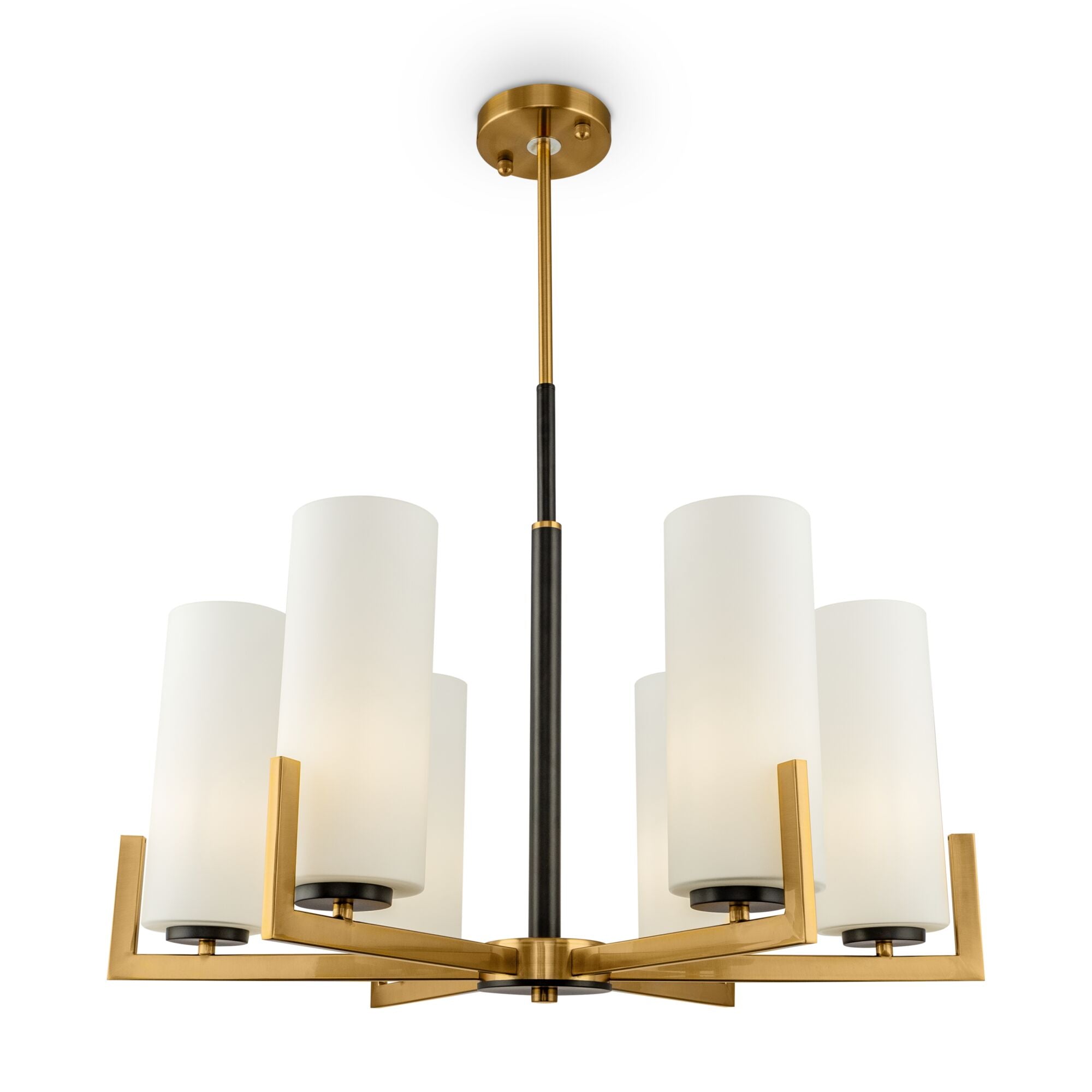 Lampadario Modern in Metallo Fortano Ottone